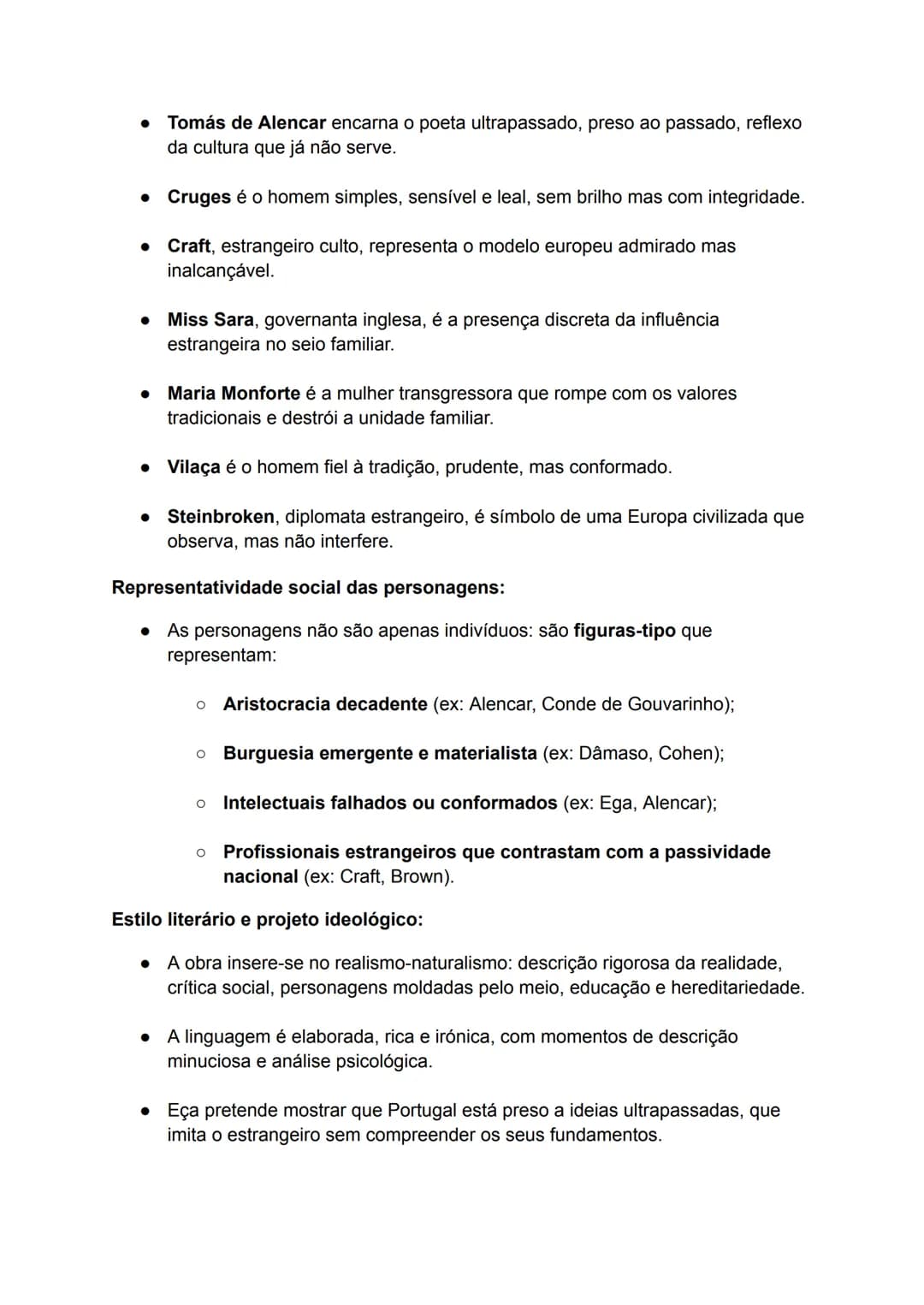 Os Maias- Resumo Completo
Estrutura narrativa e temporalidade:
• A narrativa tem uma construção complexa, alternando passado, presente e
fut