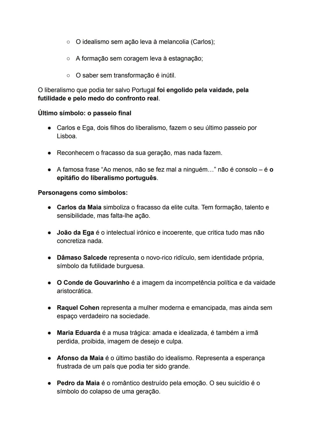 Os Maias- Resumo Completo
Estrutura narrativa e temporalidade:
• A narrativa tem uma construção complexa, alternando passado, presente e
fut
