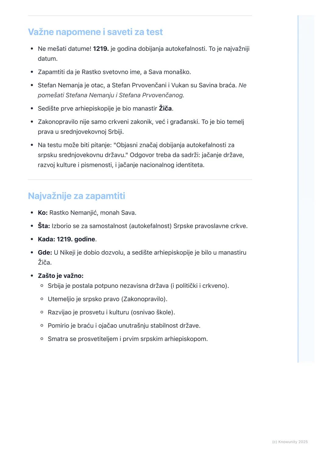 # Sveti Sava i Srpska
pravoslavna crkva

Uvod: Ko je bio Sveti Sava?

Sveti Sava je jedna od najvažnijih ličnosti u našoj istoriji. Rođen je