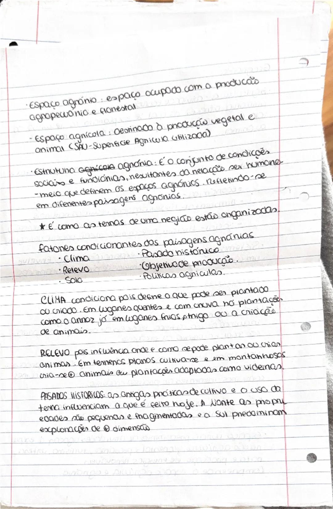 --- OCR Start ---
Geografia
•Agricultura-ativiande económica incuida no setor
priminia, através da qual se esxpuonam os necursos do
solo com