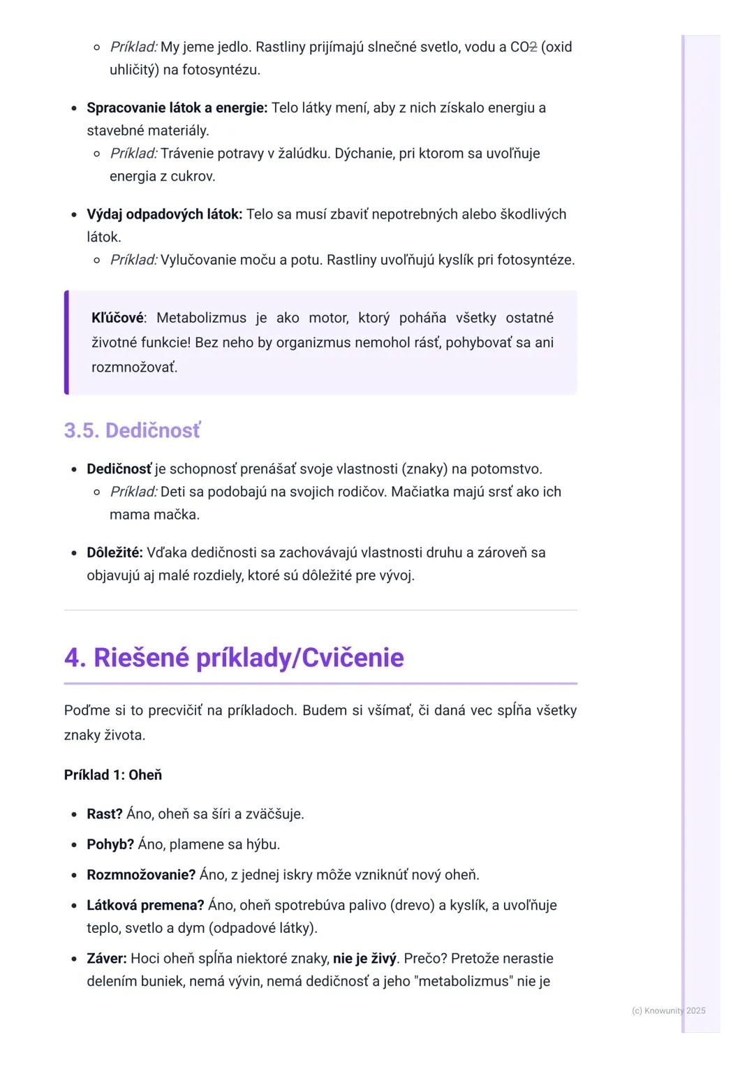 # Základné znaky života

1. Úvod do základných znakov života

Dnes si píšem poznámky o tom, čo robí niečo živým. V biológii je dôležité vedi