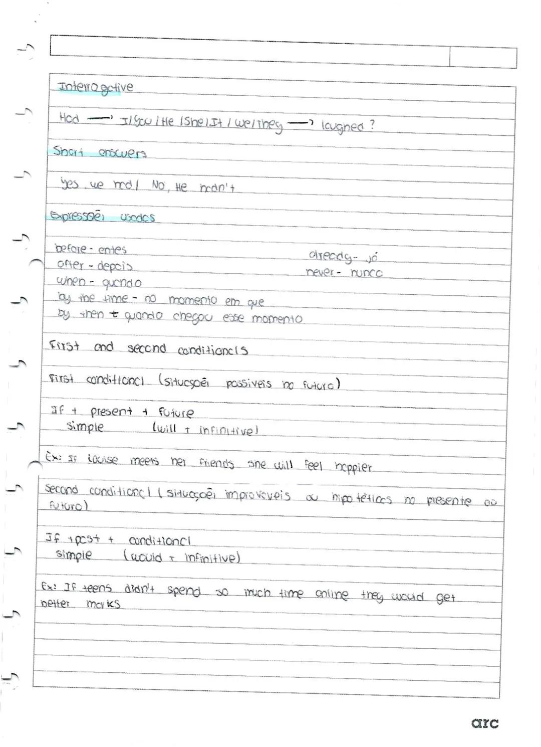 # INGLÊS

## Present simple

- Factos e verdades universais
I speak german

Acções e hábitos
She writes emails frequently

## Interrogative
