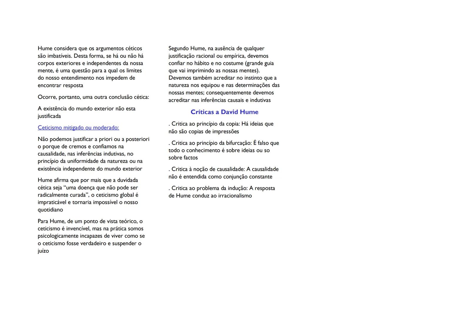 # David Hume

David Hume era empirista, isto é, achava que
o conhecimento vem através da experiência

Ao contrário do que pensava Descartes,