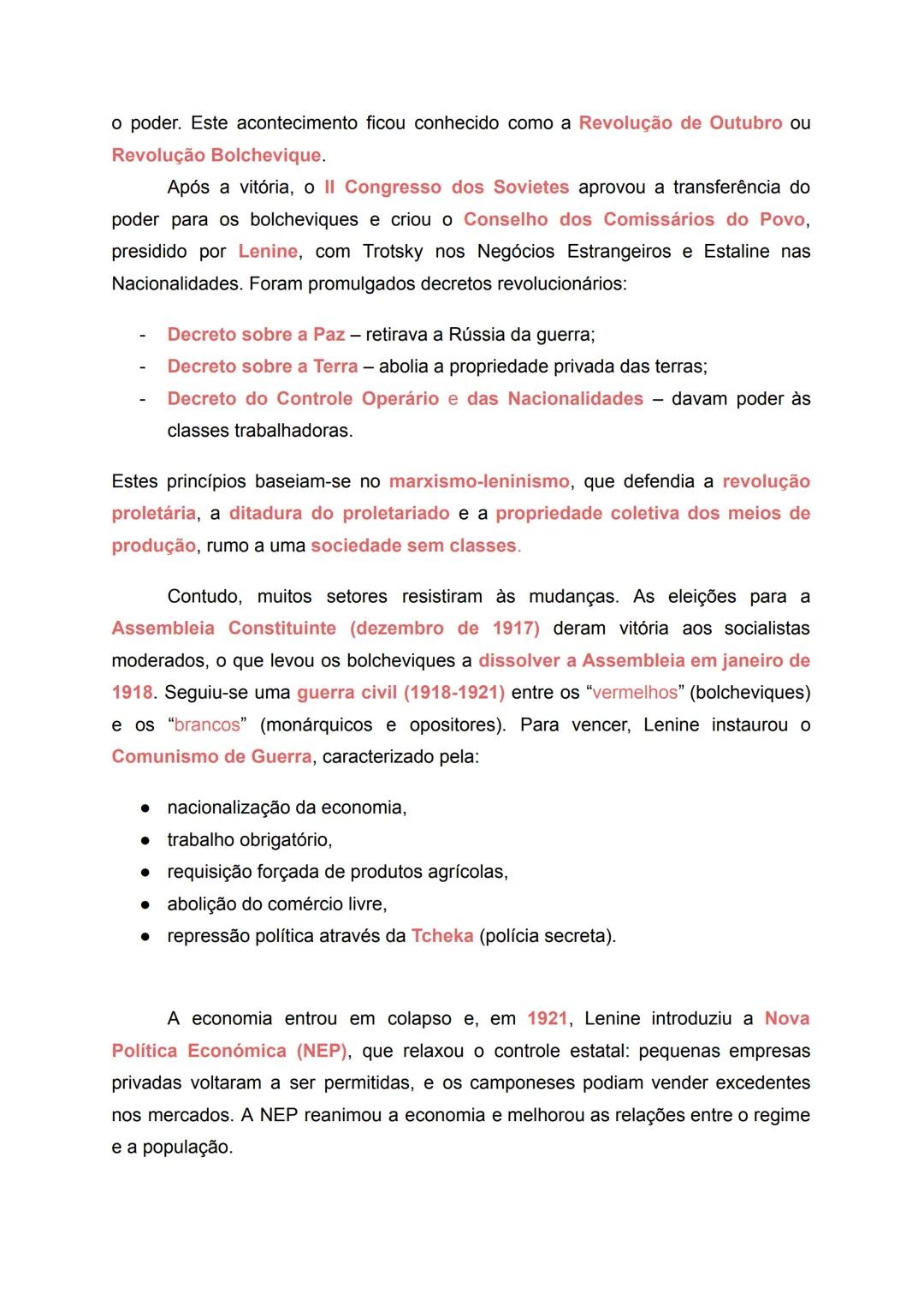 # Resumos História.

1.1 - Um novo equilíbrio global.

A Primeira Guerra Mundial distinguiu-se dos conflitos anteriores devido à
sua duração