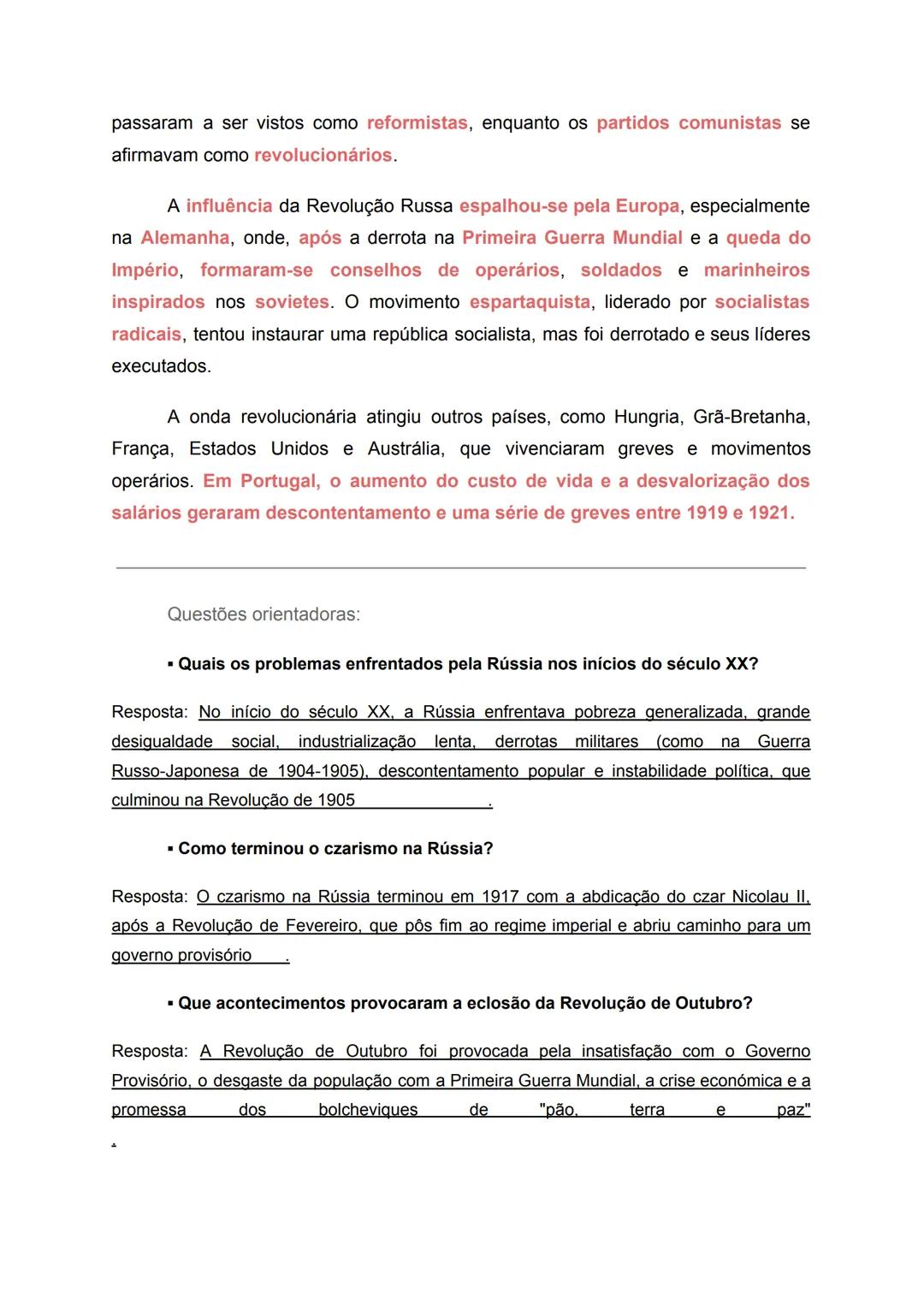 # Resumos História.

1.1 - Um novo equilíbrio global.

A Primeira Guerra Mundial distinguiu-se dos conflitos anteriores devido à
sua duração