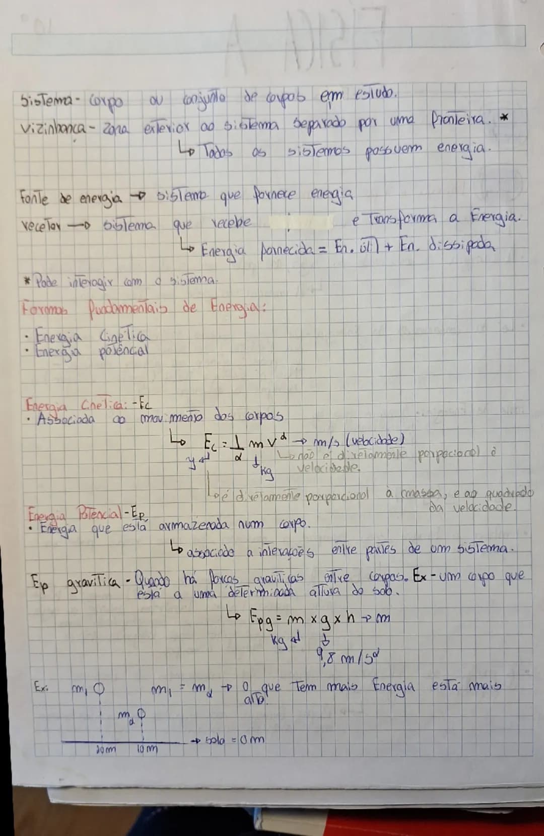 1: Energia
FISICA A
Fisica A
e mavimento
10°
(1.1.1) Energia e Tipos fundamentais de energia. Energia laterna.
• Aneenergiu neo e um cxpo ma