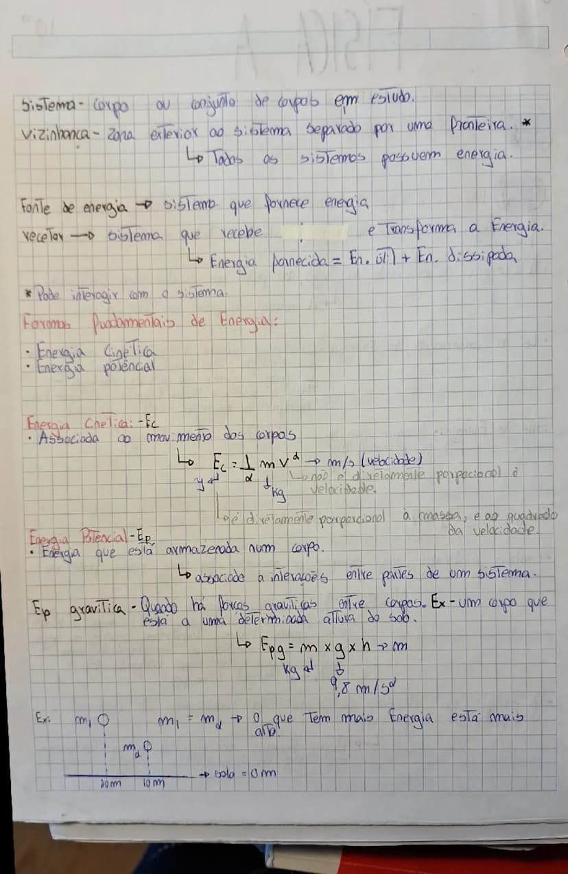 1: Energia
FISICA A
Fisica A
e mavimento
10°
(1.1.1) Energia e Tipos fundamentais de energia. Energia laterna.
• Aneenergiu neo e um cxpo ma