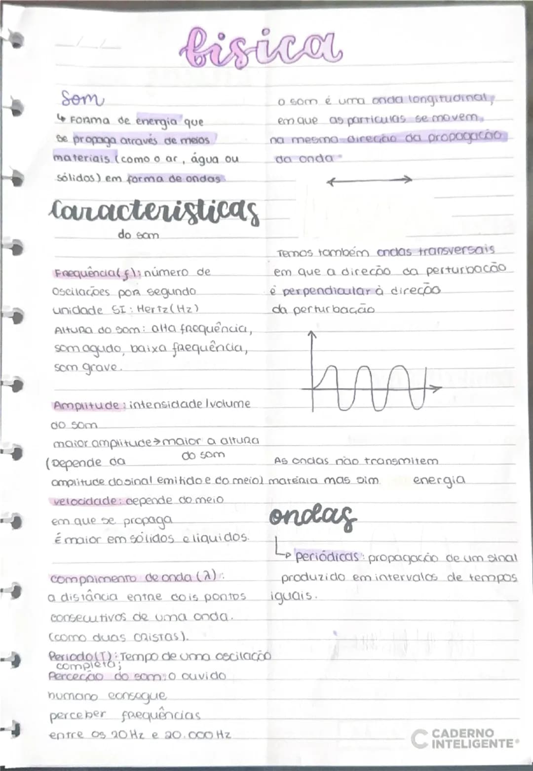 Física: som,movimento e eletromagnetismo