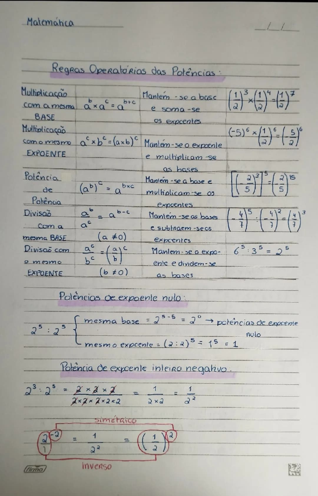 Malemática

Expressoes Numéricas.

```
()
xe:
+ e-
```

Percentagem:

| ...% x $n^2$ |
| --- |
| ↓ |
| = $\frac{}{100}$ x $n^2$ |

| 1ºmodo: