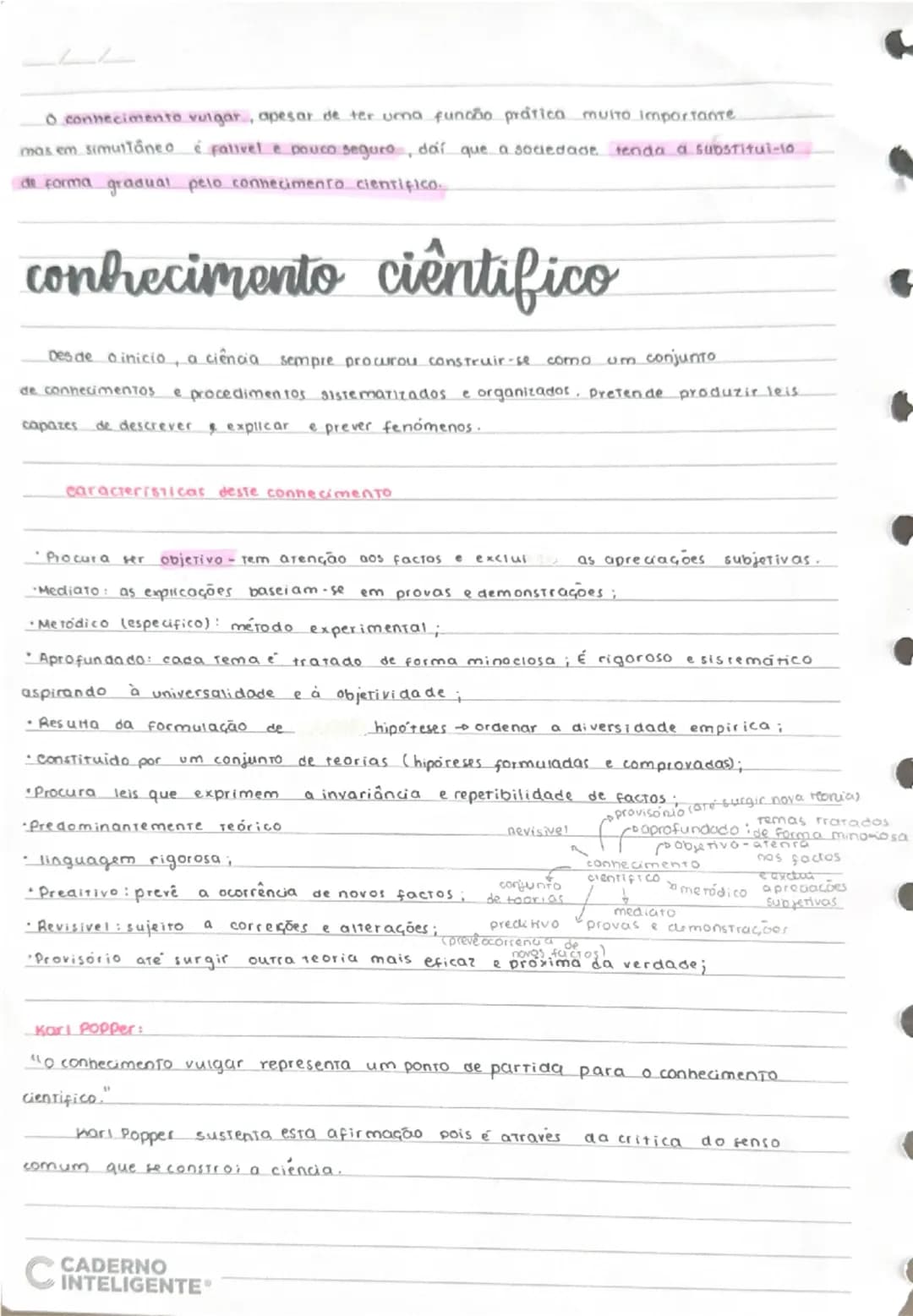 --- OCR Start ---
Lonhecimento
cientifico
Filosofia da Ciencia ou Epistemologia.
Em sentido estrito refere-se no ramo da Filosofia que se oc
