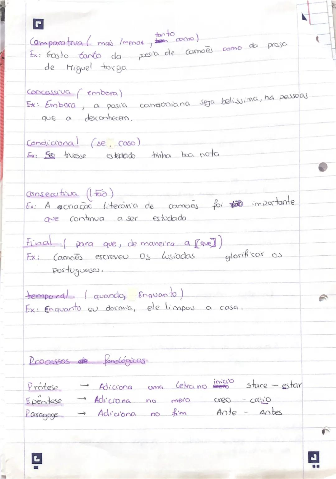 funções sintáticas
• Sujeito → sujeito com realização verbal
sujeito sem realização verbal
Sujeito Simples
Ex: O Miguel Torga é um escritor 