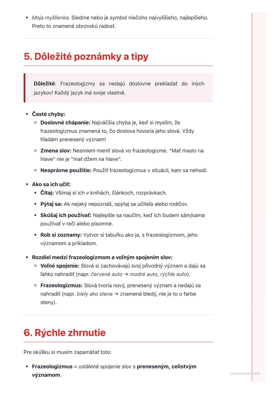 # Frazeologizmy a ustálené
spojenia

# 1. Úvod do frazeologizmov a ustálených
spojení

Ahoj! Dnes si robím poznámky k frazeologizmom a ustál