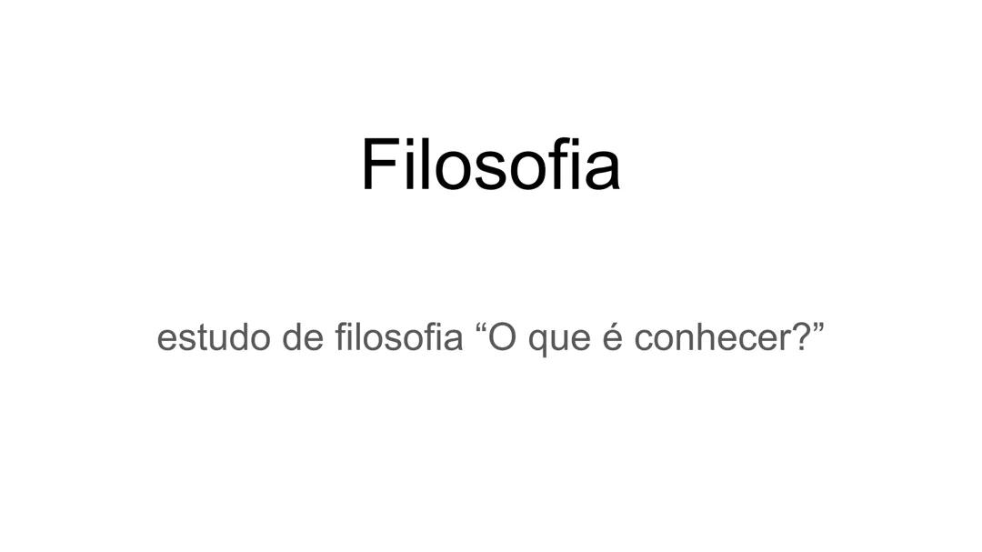 O Significado do Conhecer