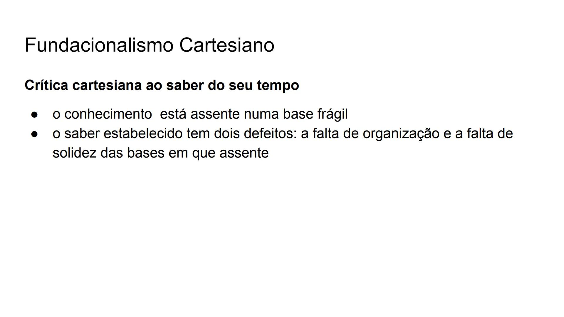 # Filosofia

estudo de filosofia “O que é conhecer?” # A possibilidade do Conhecimento

É possível conhecer algo?

*   Descartes

Descartes 