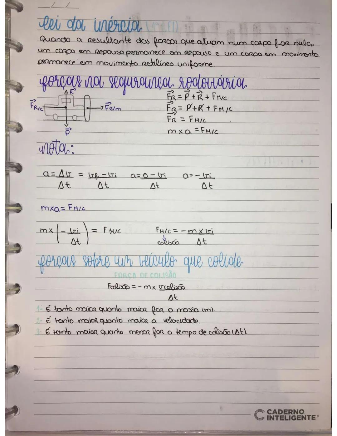 --- OCR Start ---
fisico-quirica
forcas
Forea é uma interação entre corpos
L↳ Pedendo
causar deformações;
Alterar o estado de repowo;
Altera
