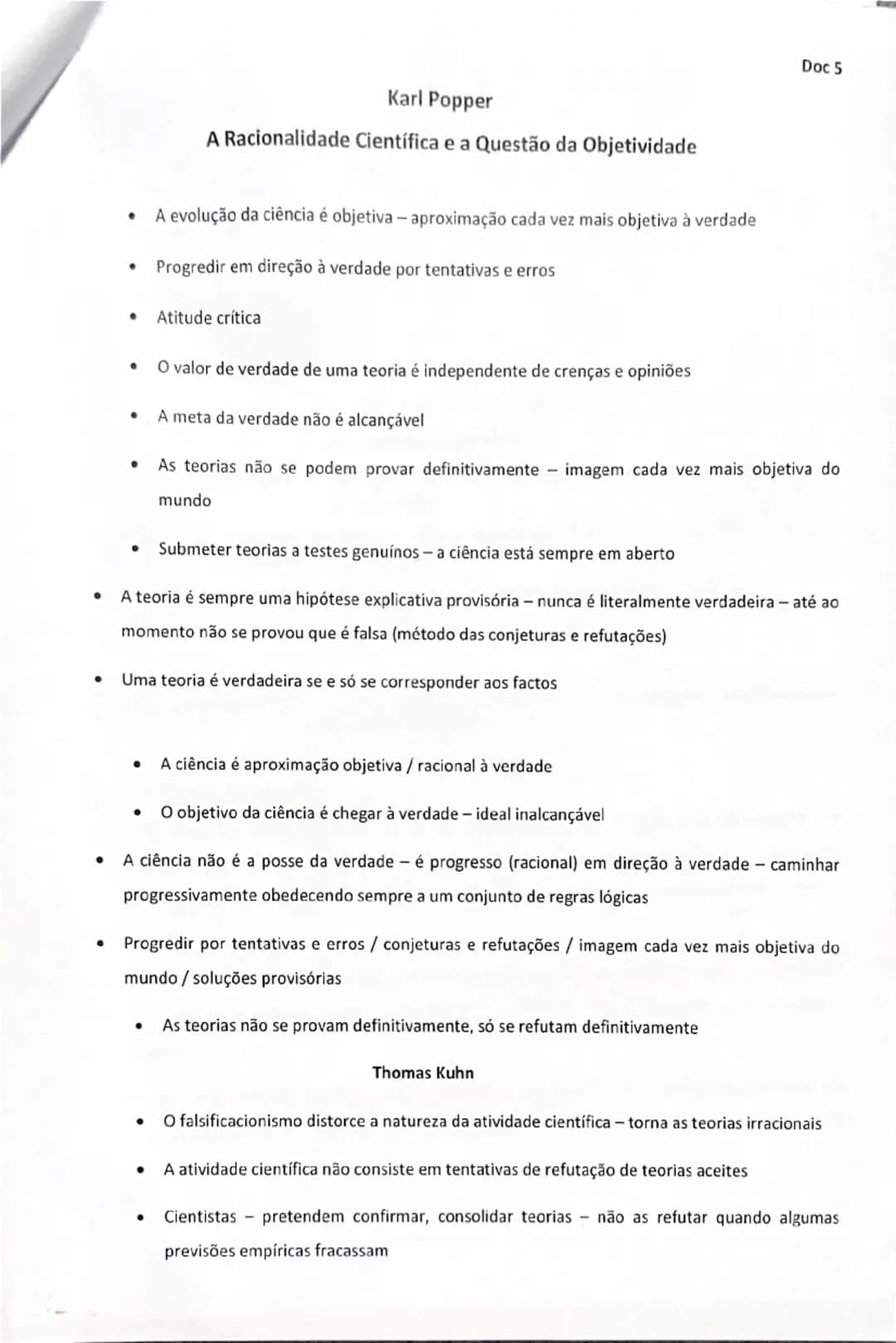 Doc 1

Ciência e Construção - Validade e Verificabilidade das hipóteses

*   Ciência resolver problemas conhecer cientificamente a realidade