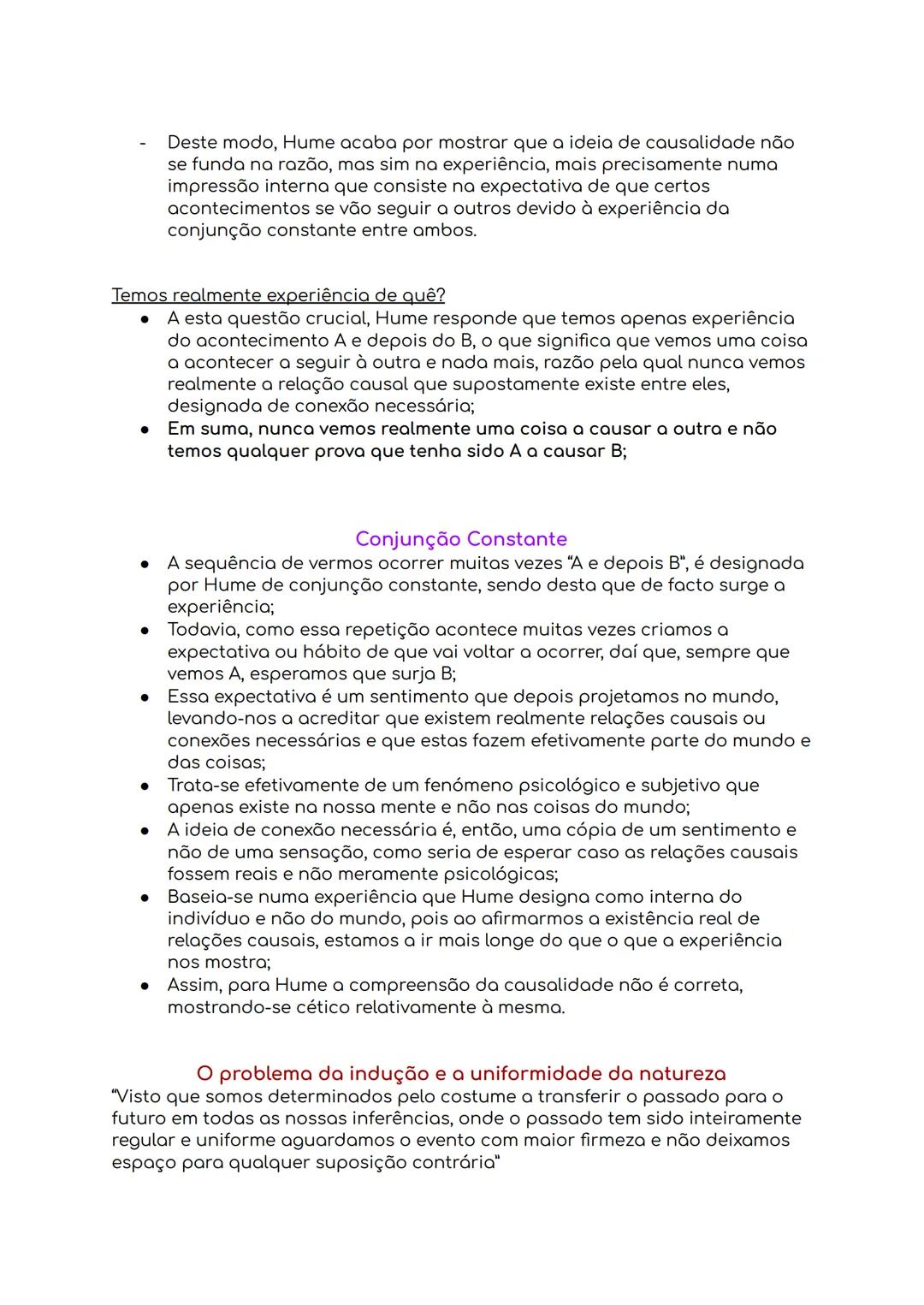 --- OCR Start ---
David Hume
Problema da possibilidade de conhecimento
O empirismo de David Hume
• Hume afirma que é possível formular conhe