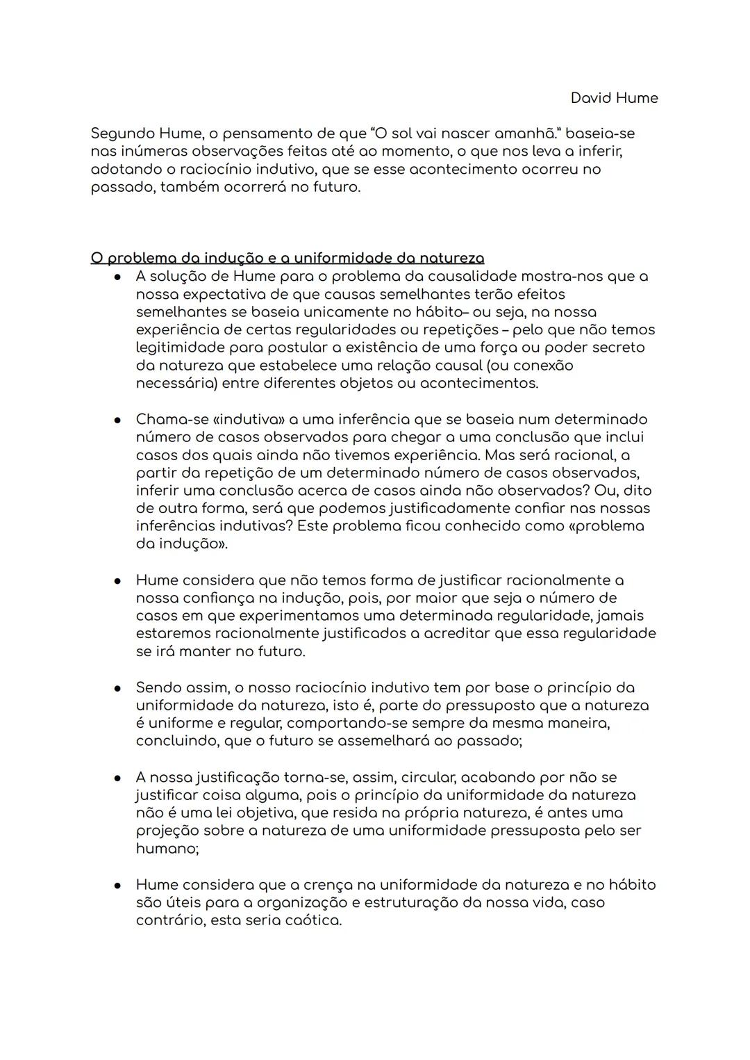 --- OCR Start ---
David Hume
Problema da possibilidade de conhecimento
O empirismo de David Hume
• Hume afirma que é possível formular conhe