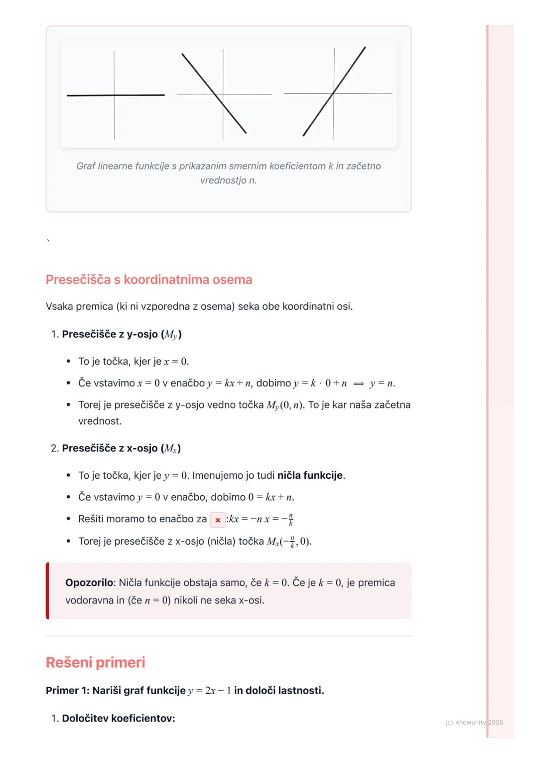 # Linearna funkcija

Kaj je linearna funkcija?

Linearna funkcija je ena izmed osnovnih funkcij v matematiki. Opisuje
odvisnost med dvema ko