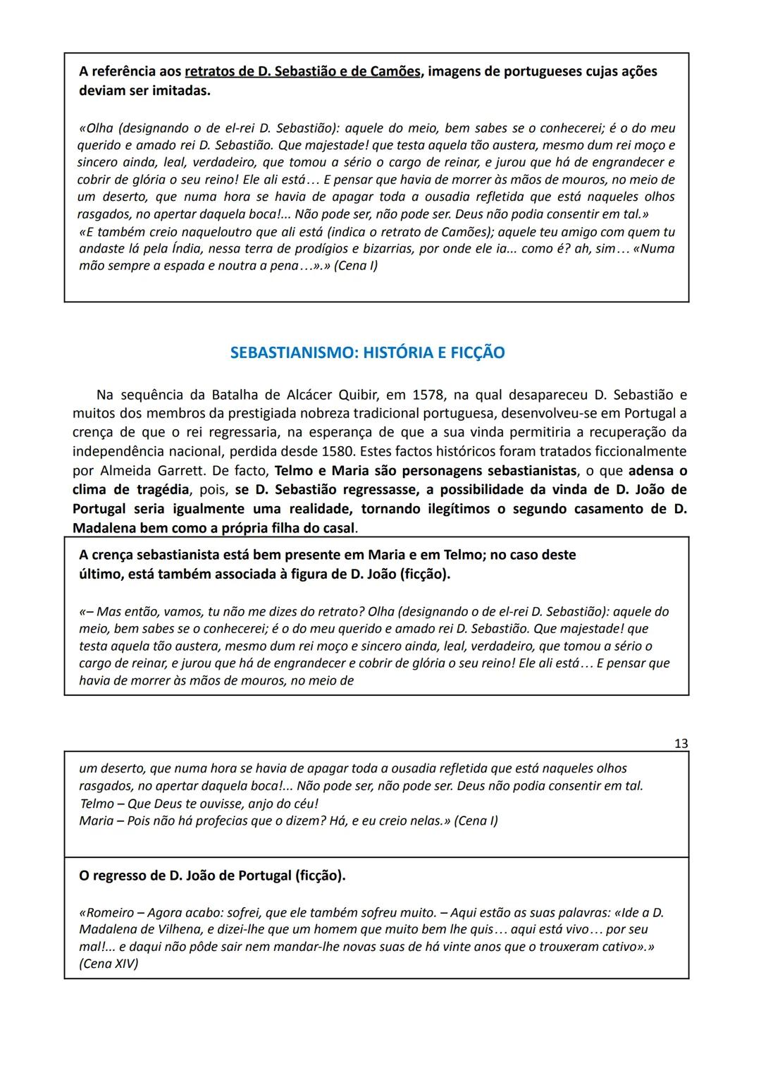 Português - 11.º ano
Educação Literária
Frei Luís de Sousa, de Almeida Garrett
ATO I
No ato I de Frei Luís de Sousa, encontramos informações