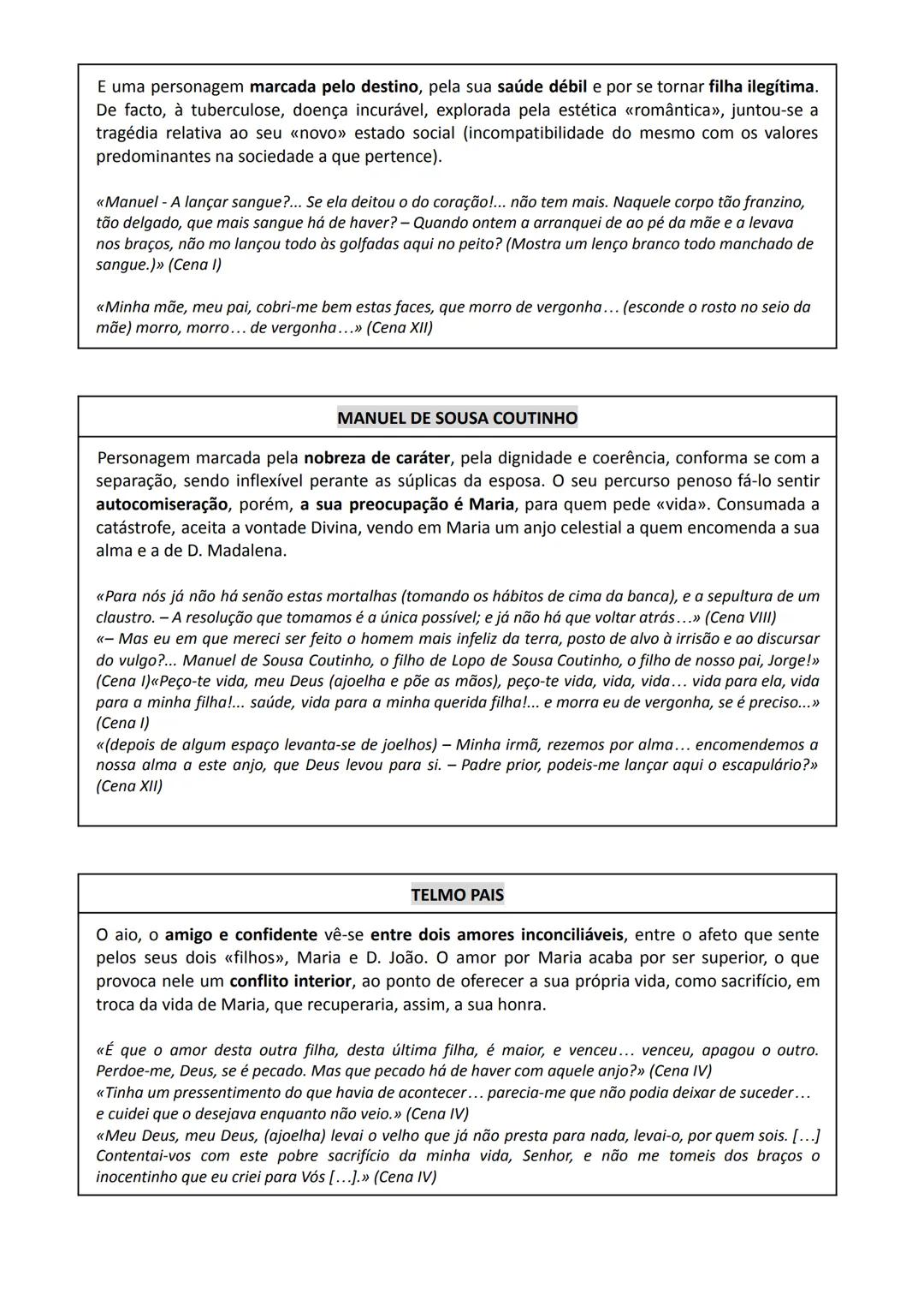 Português - 11.º ano
Educação Literária
Frei Luís de Sousa, de Almeida Garrett
ATO I
No ato I de Frei Luís de Sousa, encontramos informações