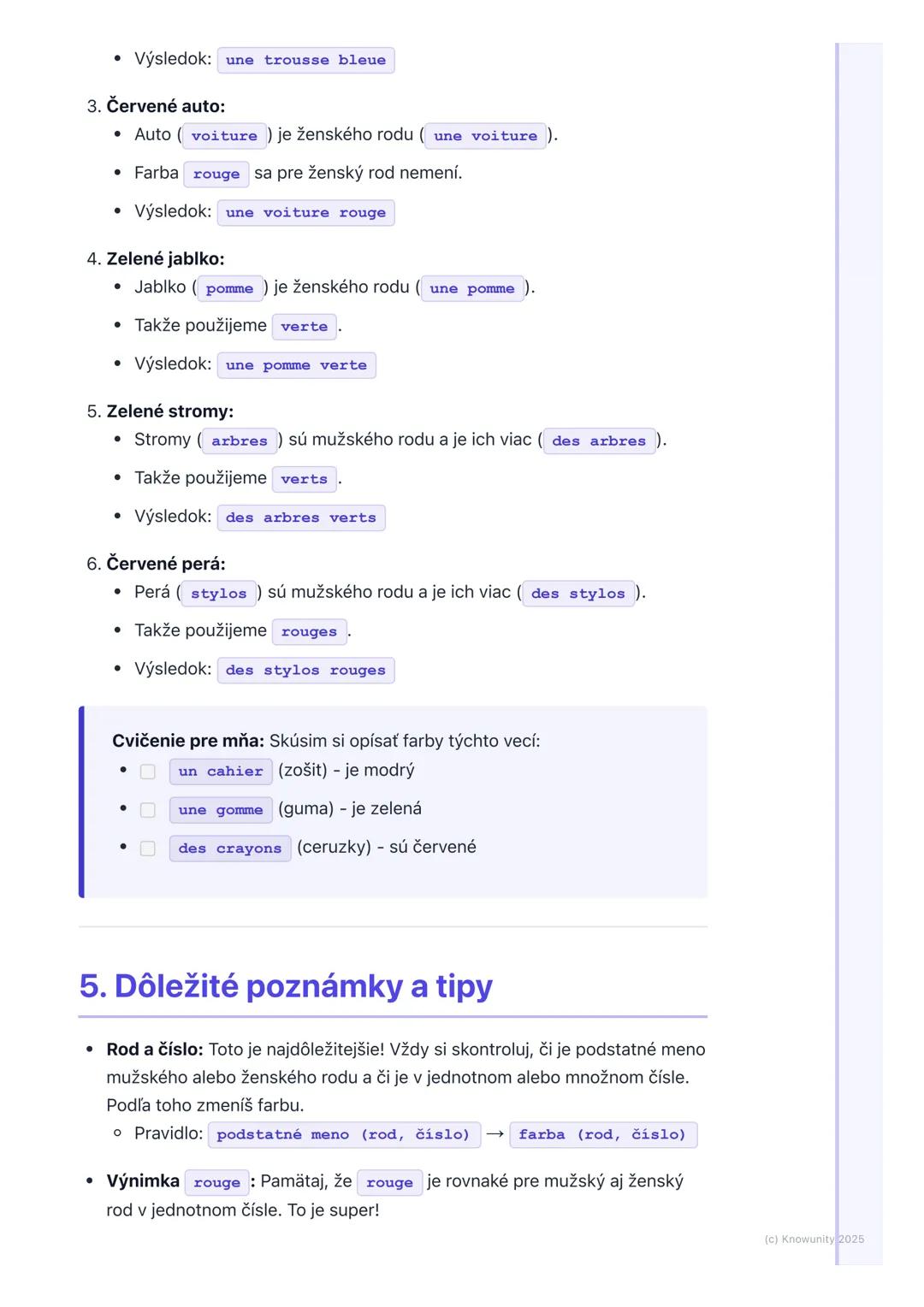 # Farby

## 1. Prehľad a úvod

Ahojte! Dnes si zopakujeme a naučíme sa niečo nové o farbách vo
francúzštine. Je to super dôležité, lebo farb