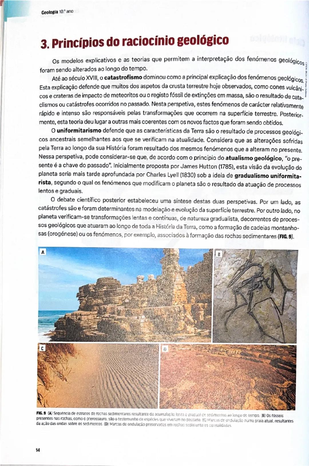 --- OCR Start ---
Domínio
Geologia e métodos
Observada do exterior, a Terra apresenta-se separada do espaço envolvente com uma composição
di