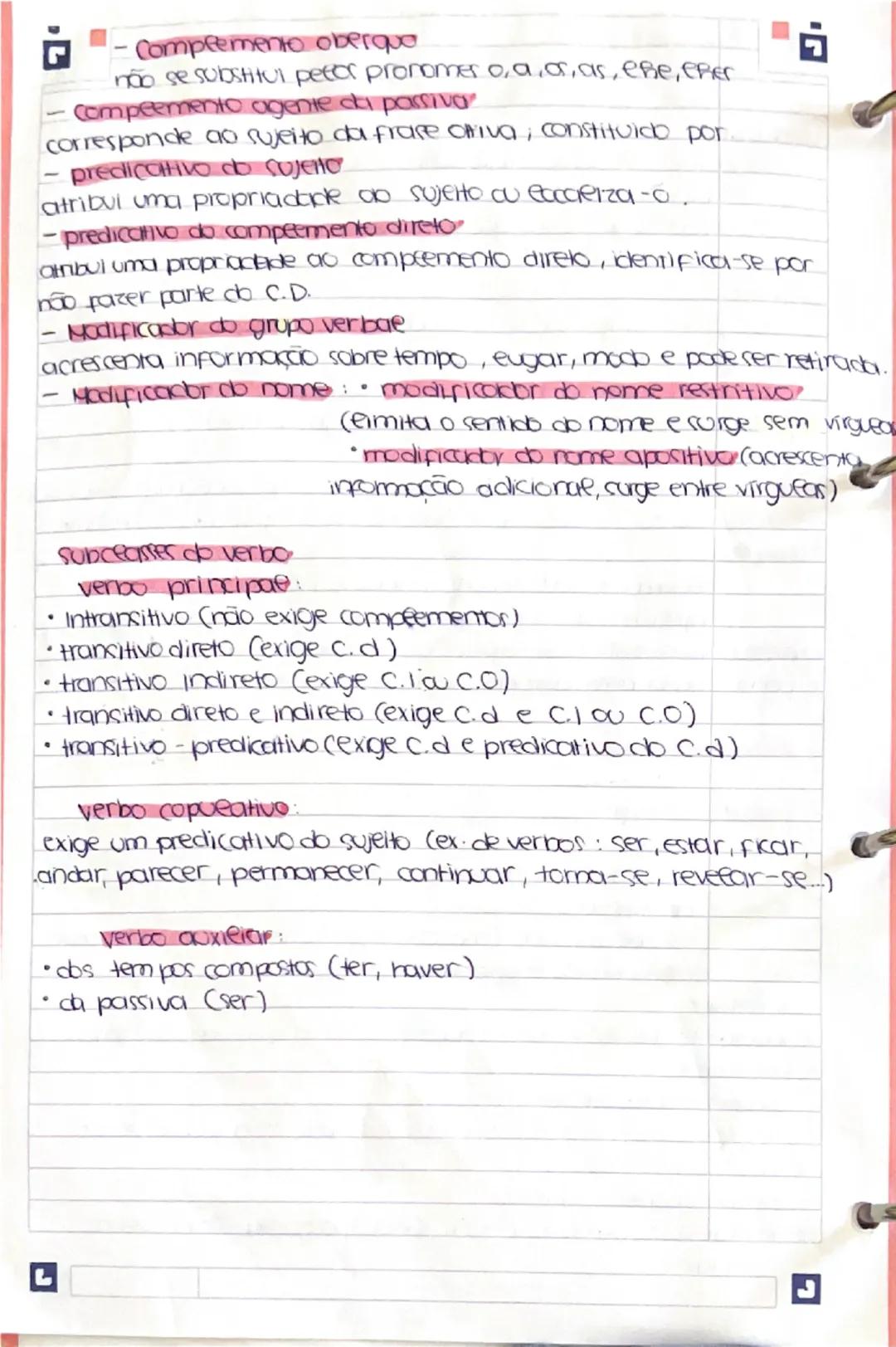 --- OCR Start ---
Funções sintáticas
- sujeito:
• composto
• Simpees
• Subentendido (não está expresso na frase mas pode ser
identificado)
•