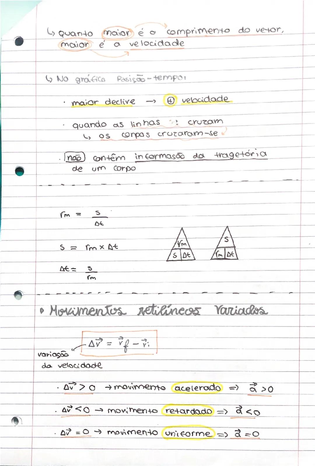 # físico-química.

*   Posição e morimento dos corpos

(↳ Gráfico posição - Tempo

Porisank(m)

50

inversão do sentido
de movimento

20

A
