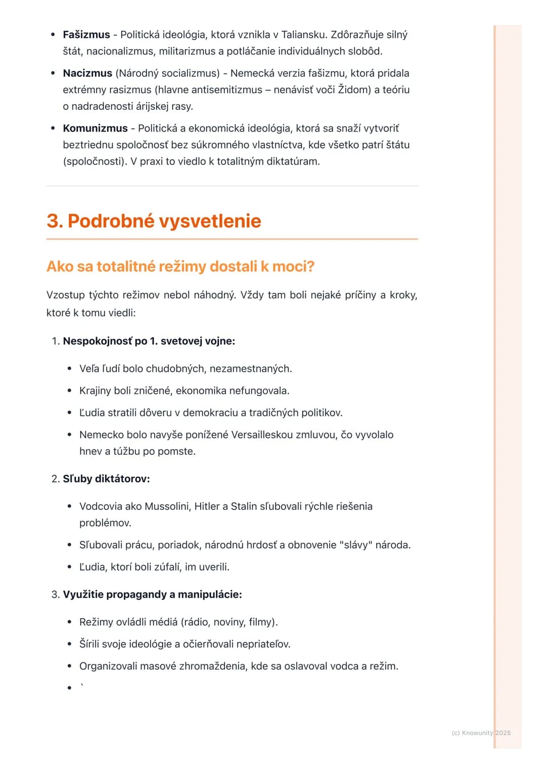 # Vzostup totalitných režimov
(fašizmus, nacizmus,
komunizmus)

1. Prehľad vzostupu totalitných režimov

Po prvej svetovej vojne bola Európa