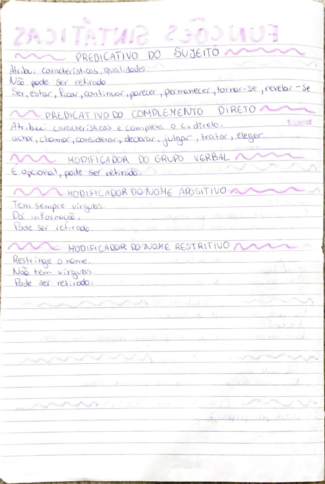 ### FUNÇÕES SINTÁTICAS

SUJEITON

Quem? O que?
Pode ser Substituído
por um proneme pessoal.

Πίρος:
- Sujeito Simples- um único rome elou pr