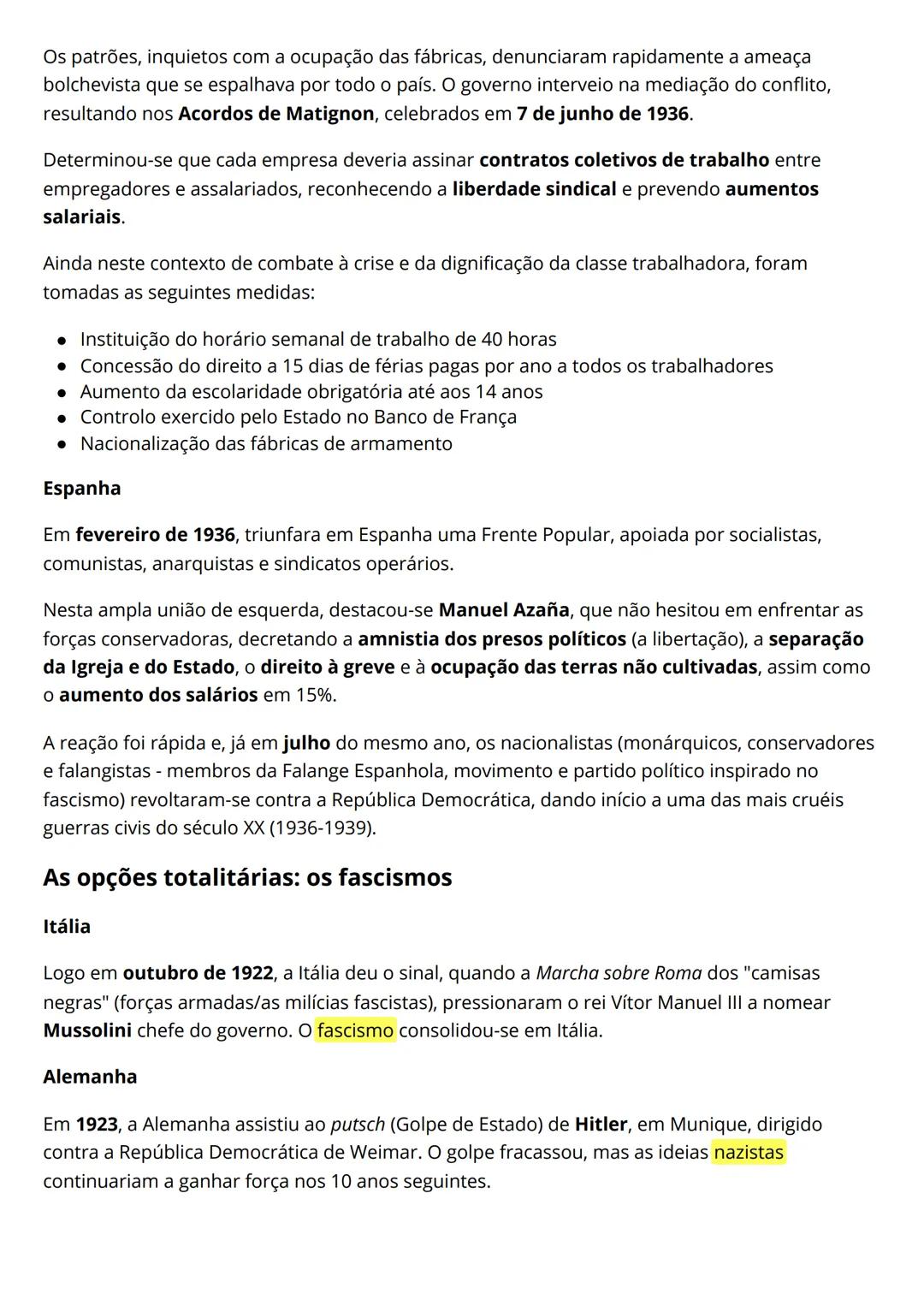# A queda da Primeira República (1910-1926)

- A entrada de Portugal na Primeira Guerra Mundial¹ acentuou os problemas económicos e
financei