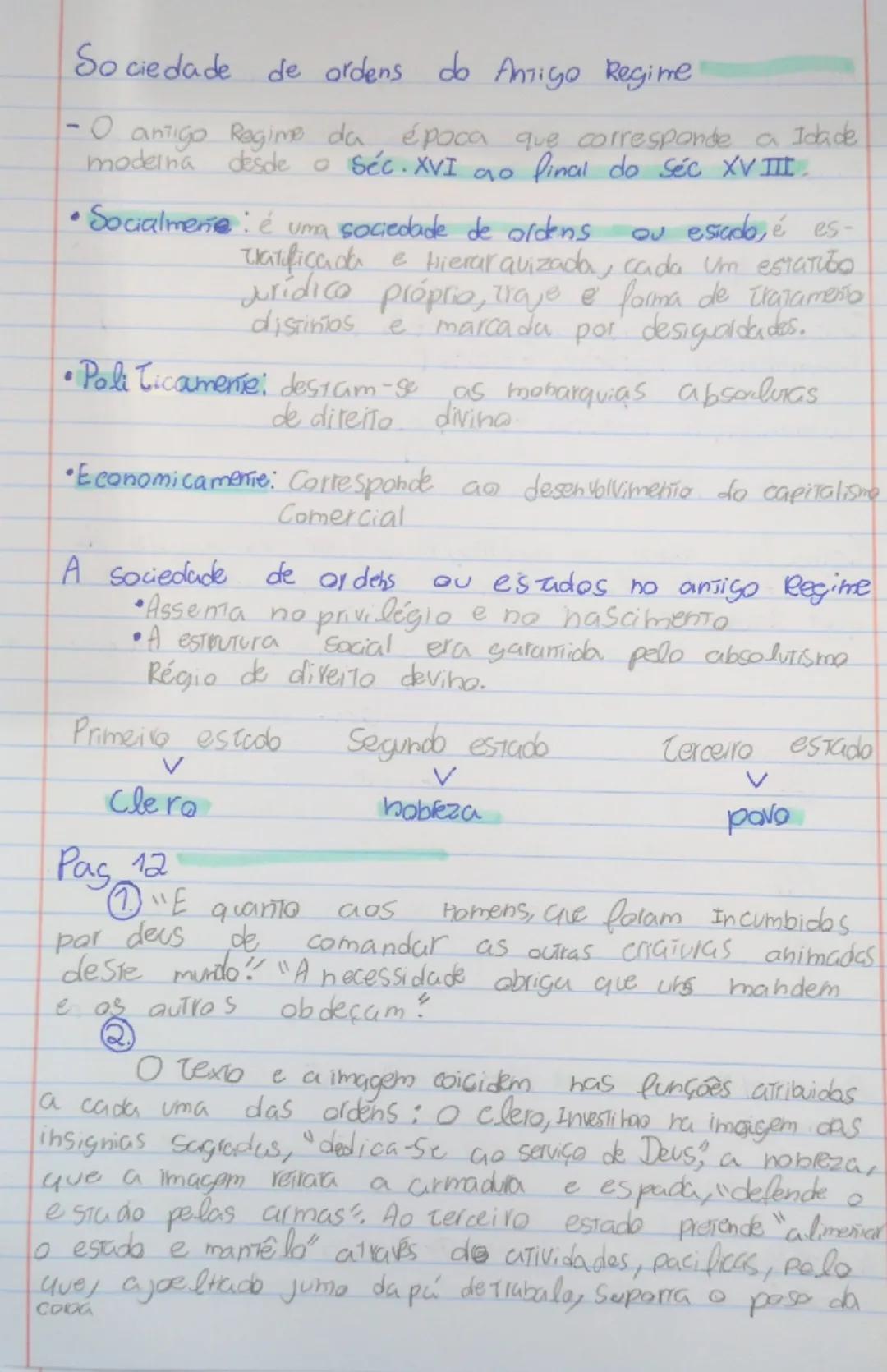 Sociedade de ordens do Antigo Regime

-O antigo Regime da época que corresponde a Idade
moderna desde o séc. XVI ao final do séc XVIII

• So