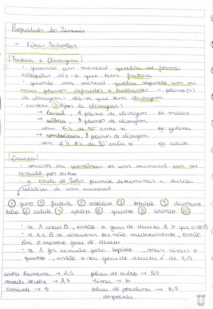 --- OCR Start ---
g
5.1. Minekais
As minevis são ribstâncias élidas, maturais, inorgânicas,
com estrutura custulina e com composição química