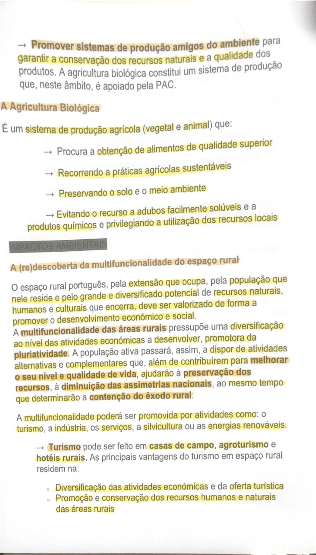 # AS ÁREAS RURAIS EM MUDANÇA

O peso da agricultura no setor económico
À semelhança do que tem acontecido noutros países da União Europeia,
