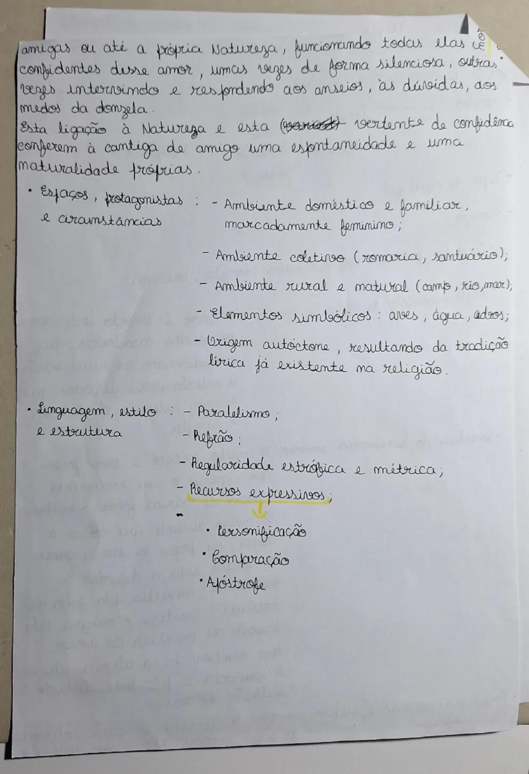 Português (10° ano)

Poesia trovadoresca - Cantigas

yéneros:
- lírico
  - Amigo
- satírico
  - Amer
  - Escármio
  - Maldizer
Subgéner o

-