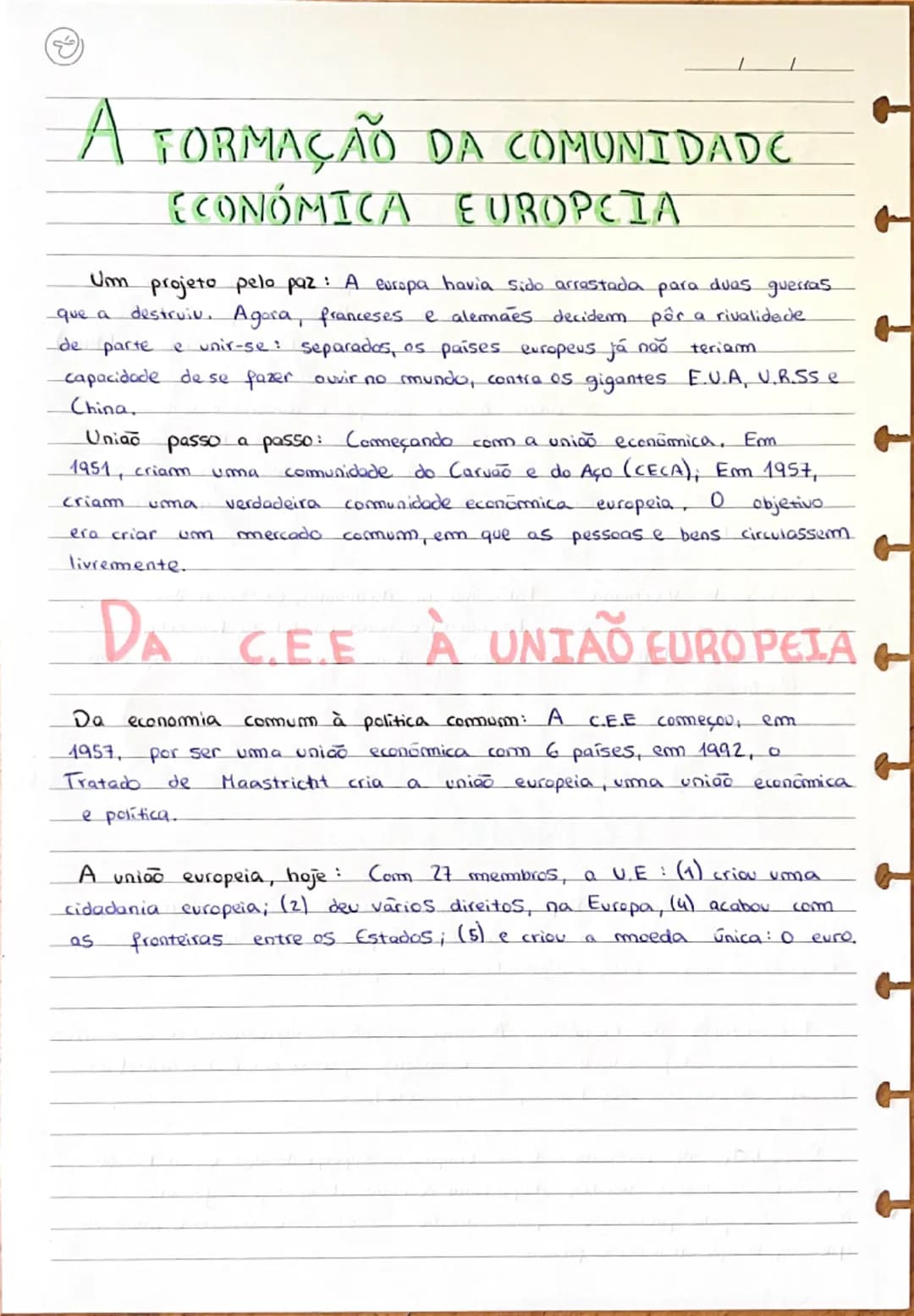 # Estudo para o teste:

# FRISO CRONOLÓGICO...

1945:
- Fim da guerra mundial.

1948:
- Plano Marshall - o plano americano para ajudar a rec