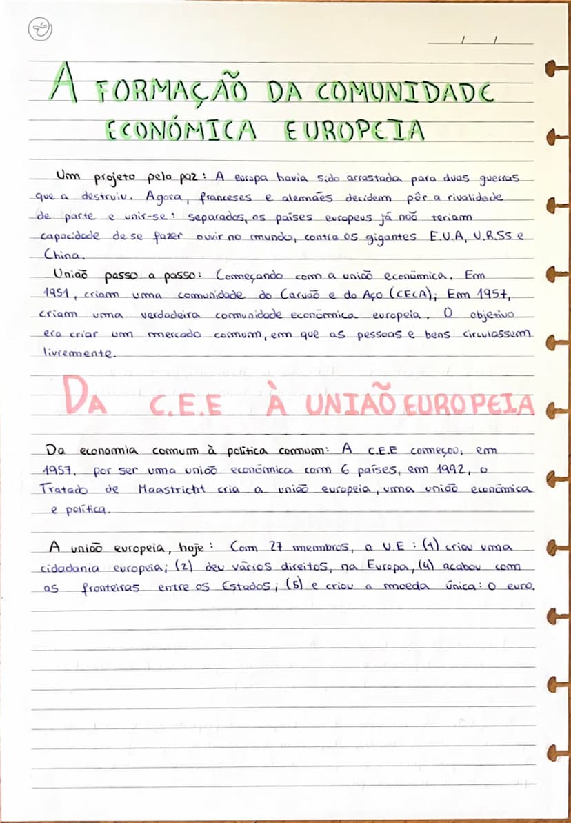 # Estudo para o teste:

# FRISO CRONOLÓGICO...

1945:
- Fim da guerra mundial.

1948:
- Plano Marshall - o plano americano para ajudar a rec