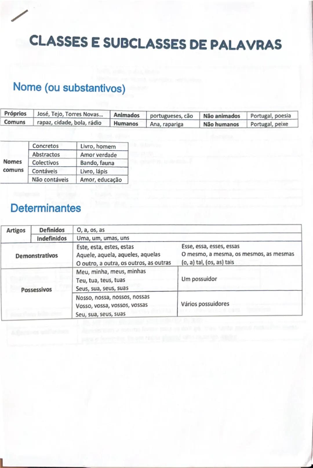 Entenda Classe e Subclasse de Palavras Fácil
