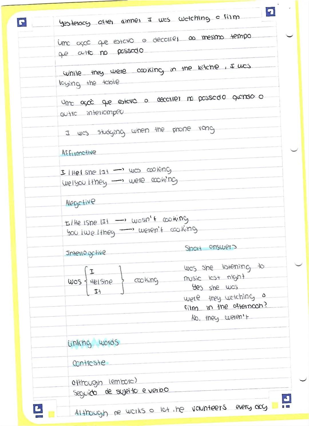 --- OCR Start ---
Present simple
Este tempo é usado para exprimir
factos e verdades universais.
I speak German (eu falo Alemão)
rotinas e há