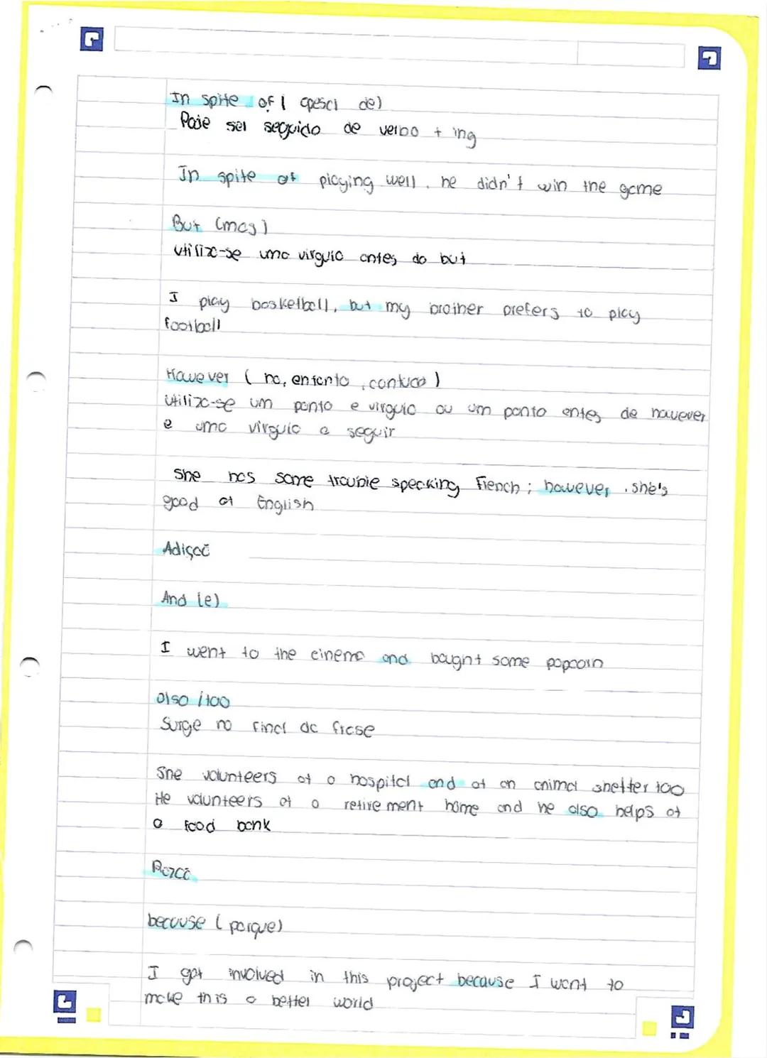 --- OCR Start ---
Present simple
Este tempo é usado para exprimir
factos e verdades universais.
I speak German (eu falo Alemão)
rotinas e há