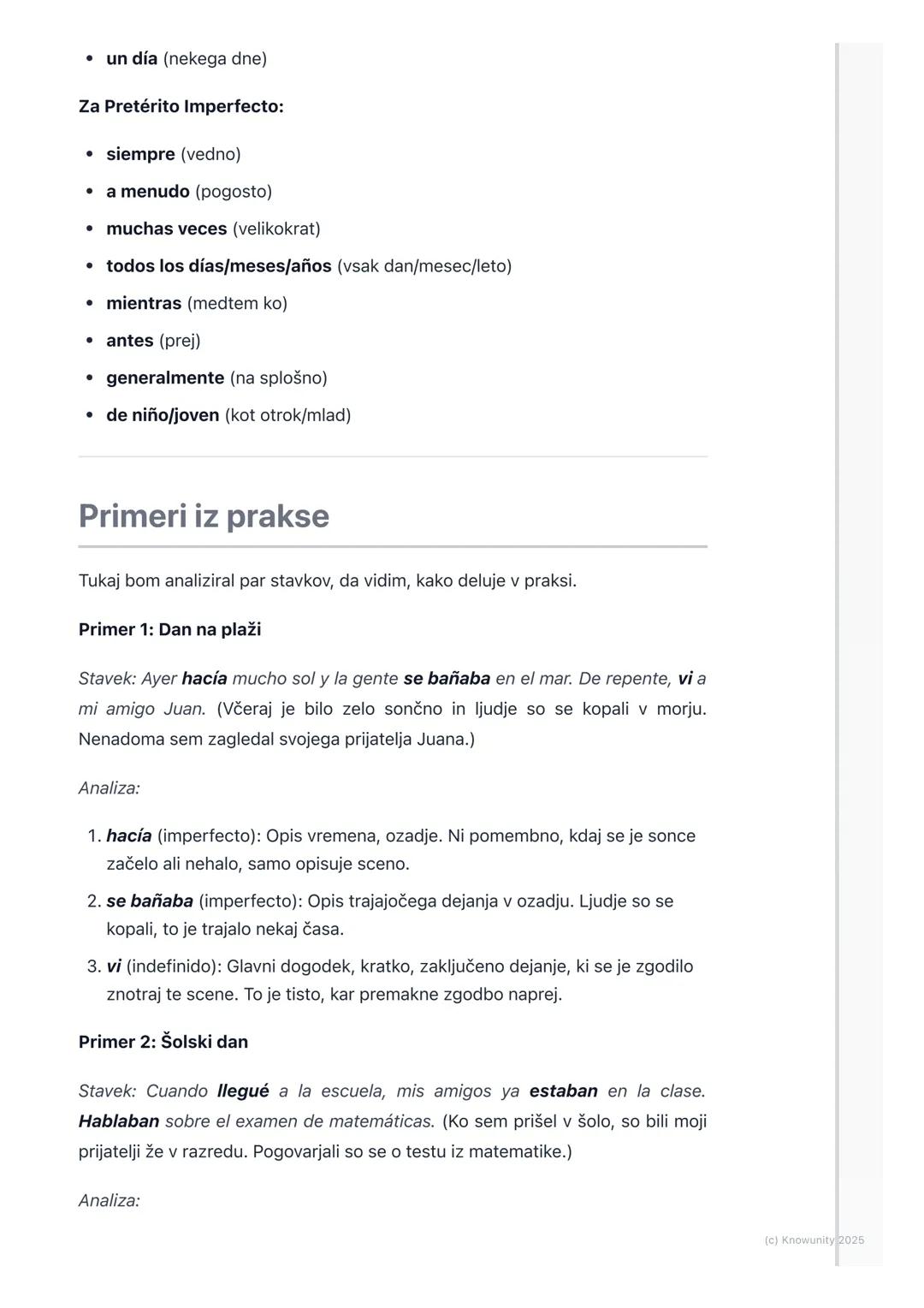 # Razlikovanje med Pretérito
# Indefinido in Imperfecto

Uvod: Indefinido proti Imperfecto

To dvoje je res pomembno za pripovedovanje zgodb