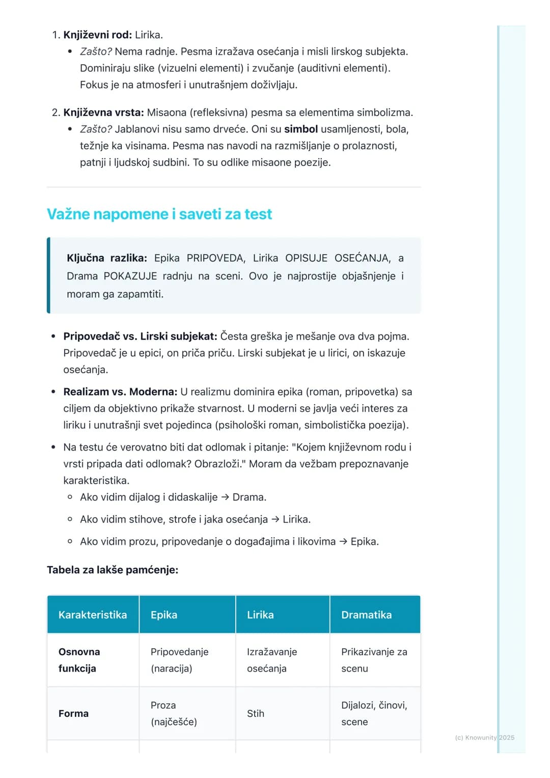 # Književni rodovi i vrste

Uvod u književne rodove i vrste

Književni rodovi predstavljaju osnovnu i najširu podelu književnih dela. Ova
po