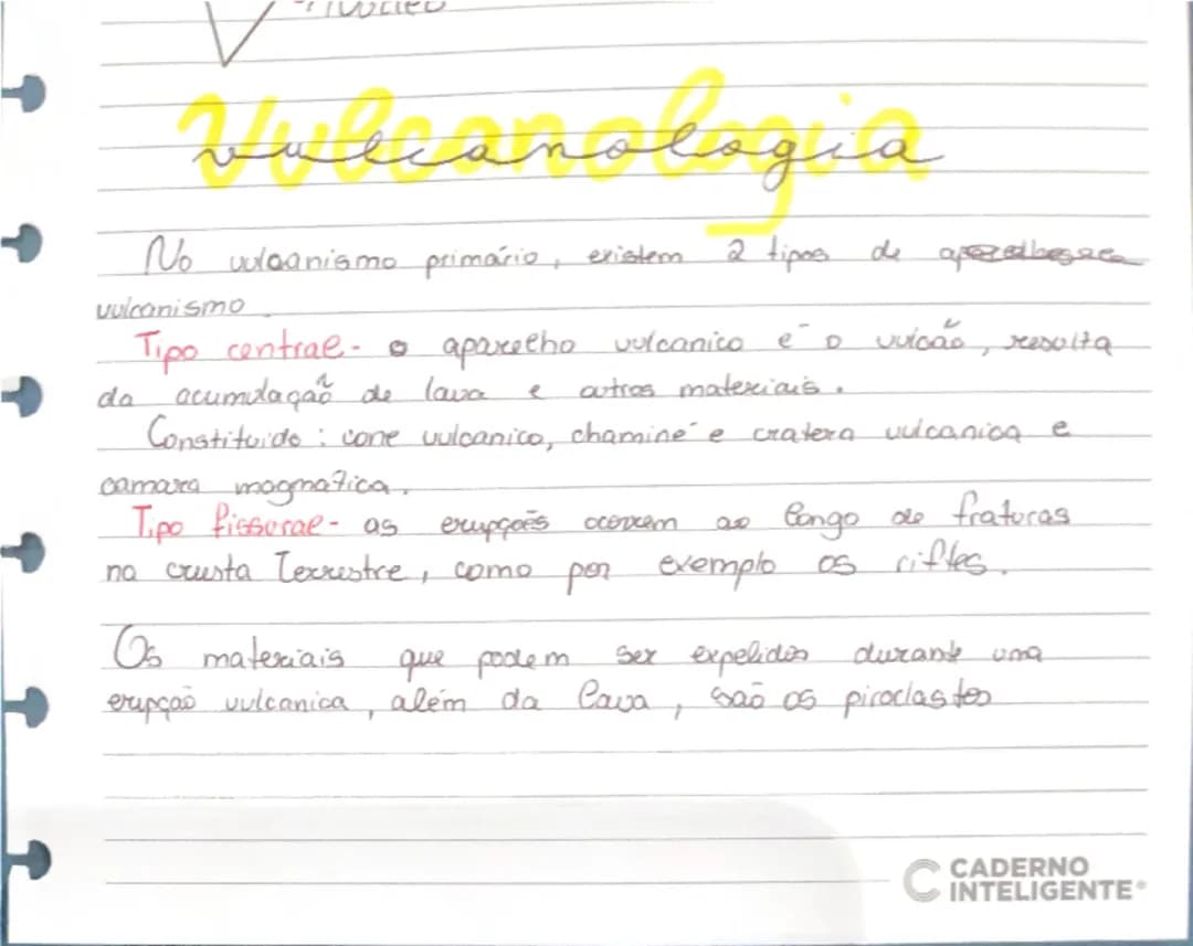 Vulcanologia 10 ano
