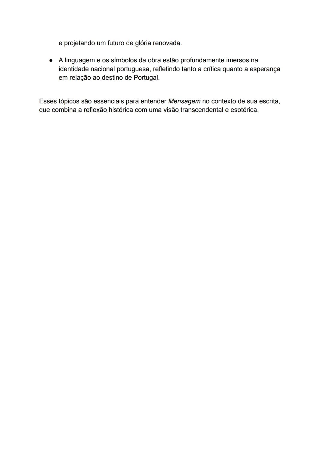 # Fernando Pessoa - Mensagem

O conteúdo sobre Mensagem de Fernando Pessoa é bastante profundo e apresenta
várias camadas de simbolismo e va