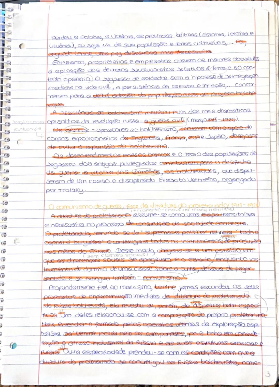 (pag 34-35)
A implantação do marxismo-lenismo no
Rússia: a construção do modelo soviético

*lubro
-1917+ a RÚSSio viveu uma revolução que fe