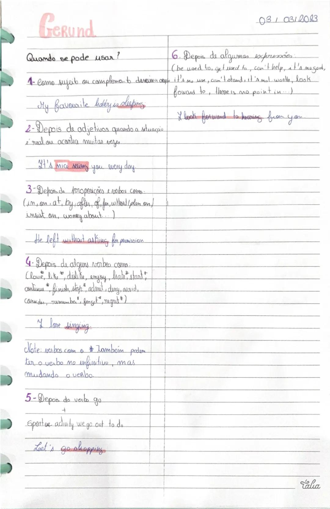# inglês

Simple present

siluacões permanentes.
"I live in Marco"

Hábitos, rotims
"We go to abed during the week"

Horários
"The bus leave