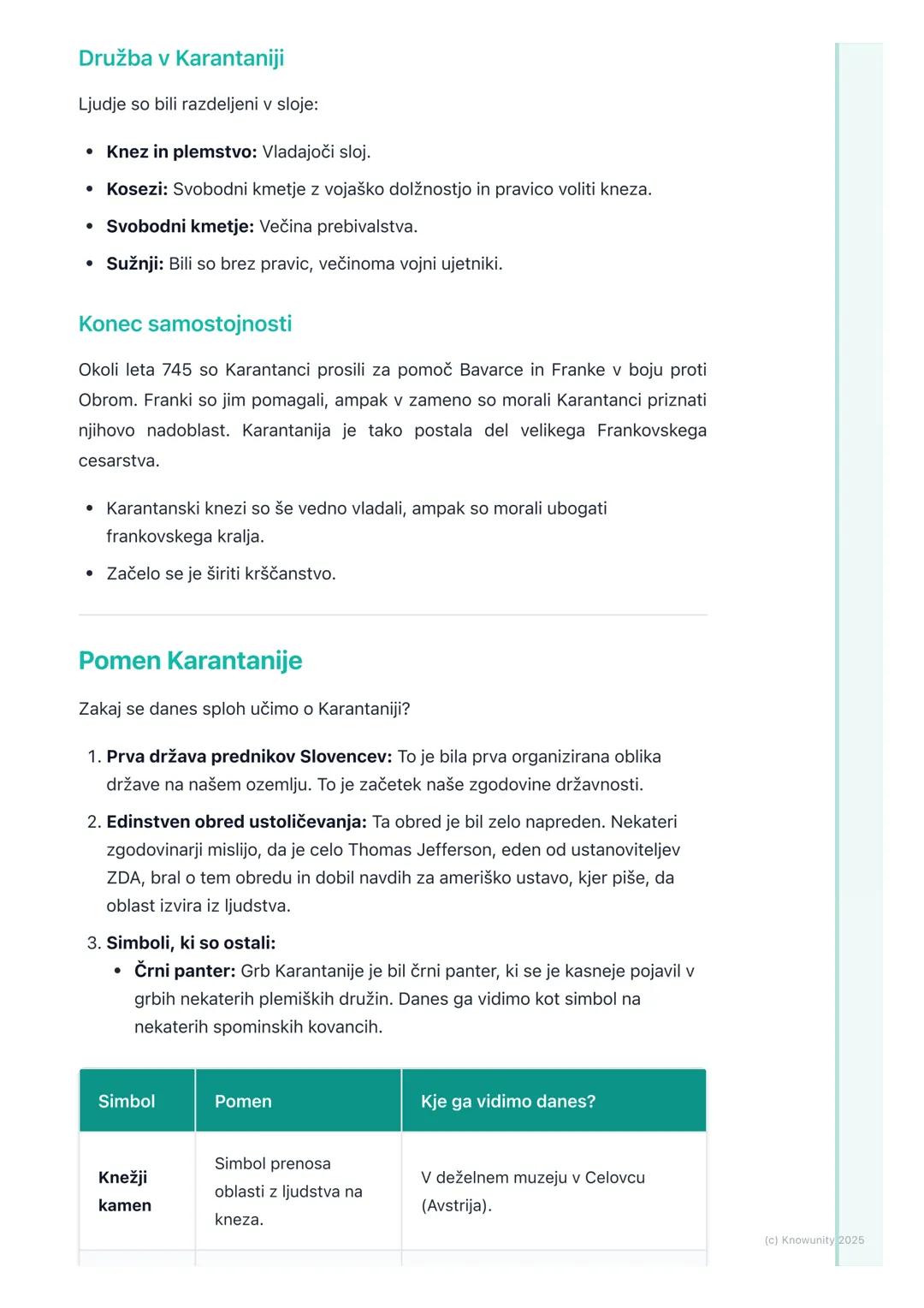 # Kneževina Karantanija

Uvod v Karantanijo

Karantanija je bila prva slovanska država na ozemlju današnje Slovenije in
Avstrije. Nastala je