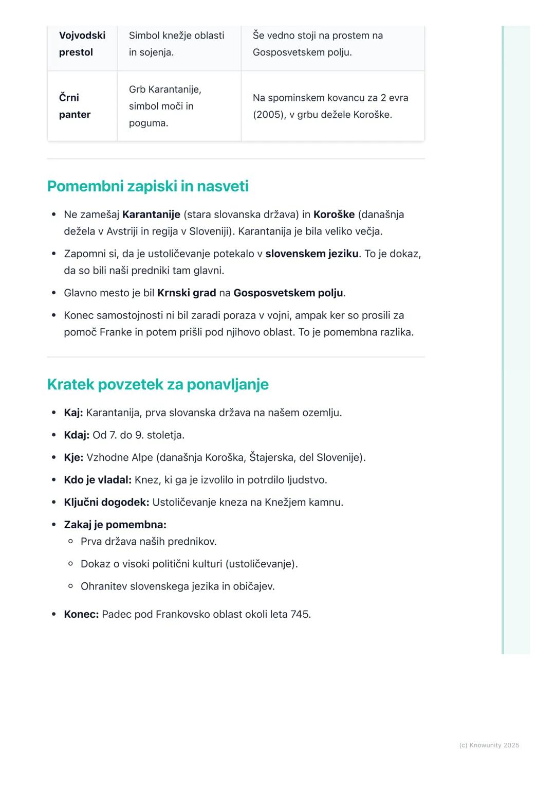 # Kneževina Karantanija

Uvod v Karantanijo

Karantanija je bila prva slovanska država na ozemlju današnje Slovenije in
Avstrije. Nastala je