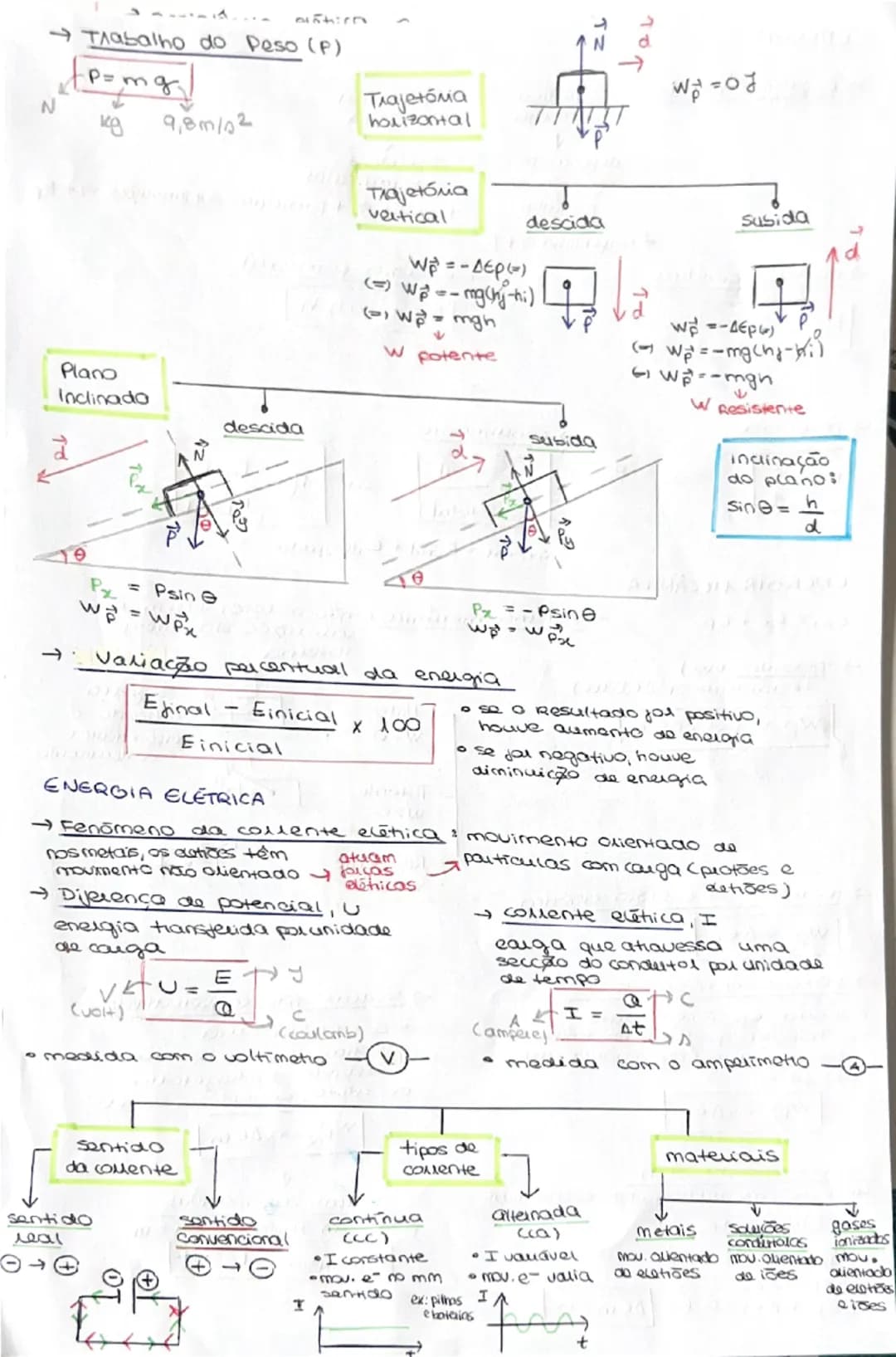 ENERGIA
→energia interna 3
→ energia cinética
(Dule)
$Ec=\frac{1}{2}mv^{2}$
kgm/
→ potência
P
(watt)
$\frac{E}{\Delta t}$
レン
Ecinética
inter